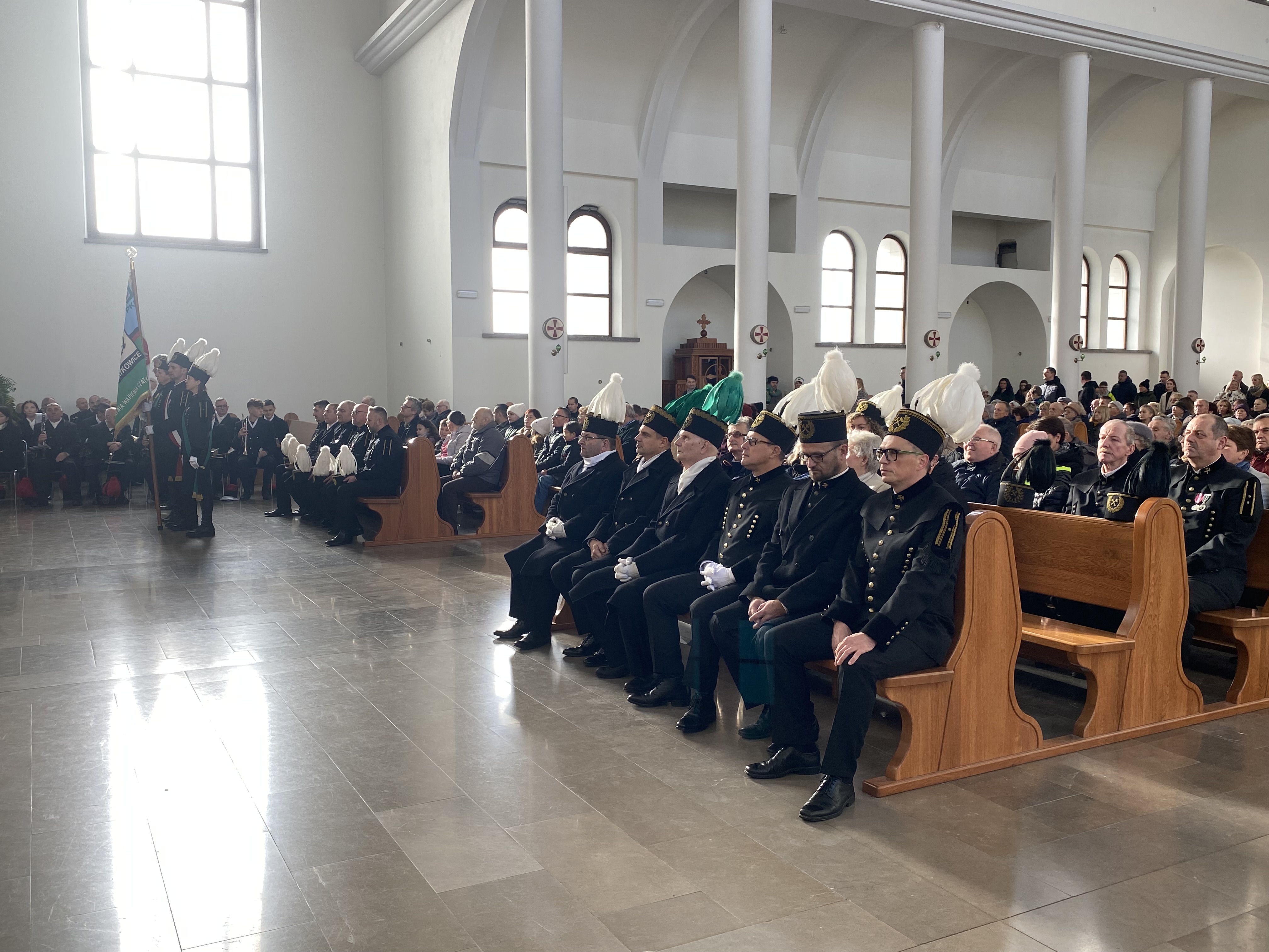 Górnicy na Mszy Świętej