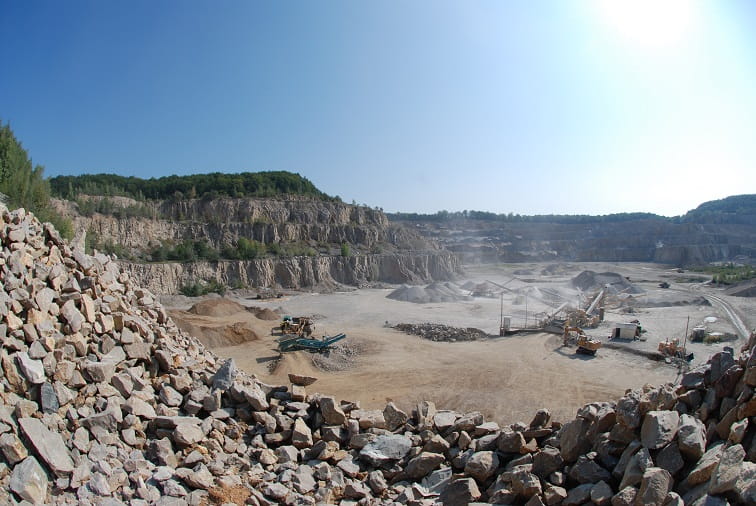 Obecny stan kopalni wapienia Czatkowice