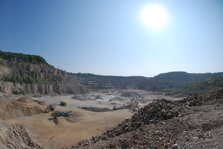 Obecny stan kopalni wapienia Czatkowice